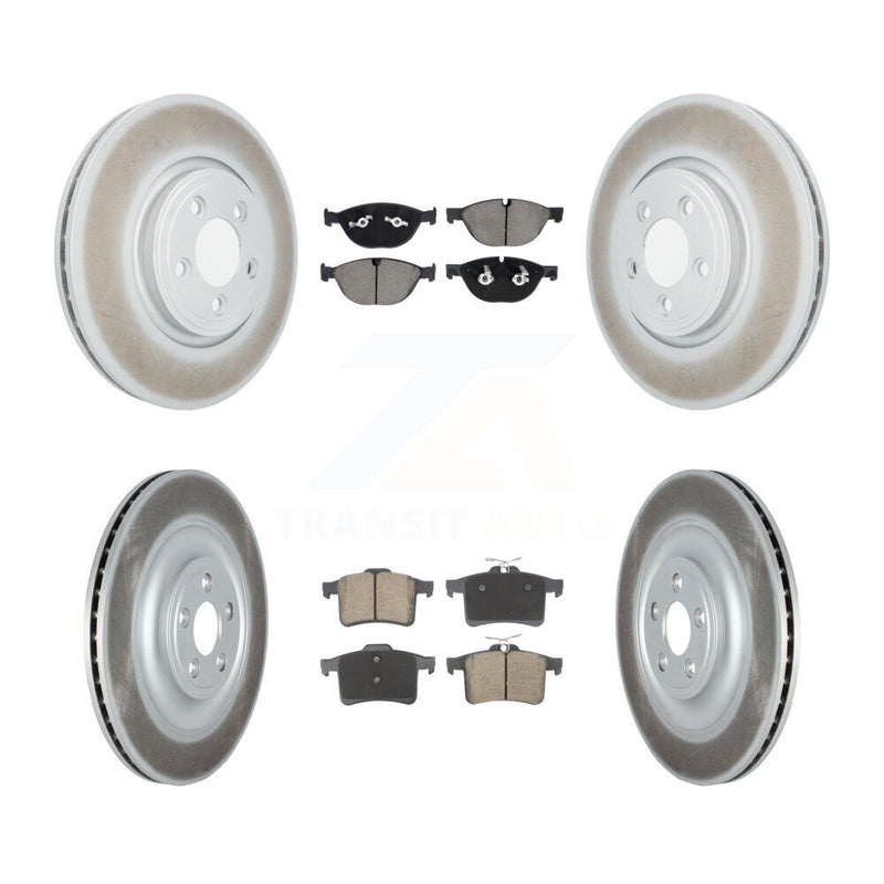 Transit Auto KGC-102495 Disc Brake Kit for 2010 Jaguar XF - Front and Rear