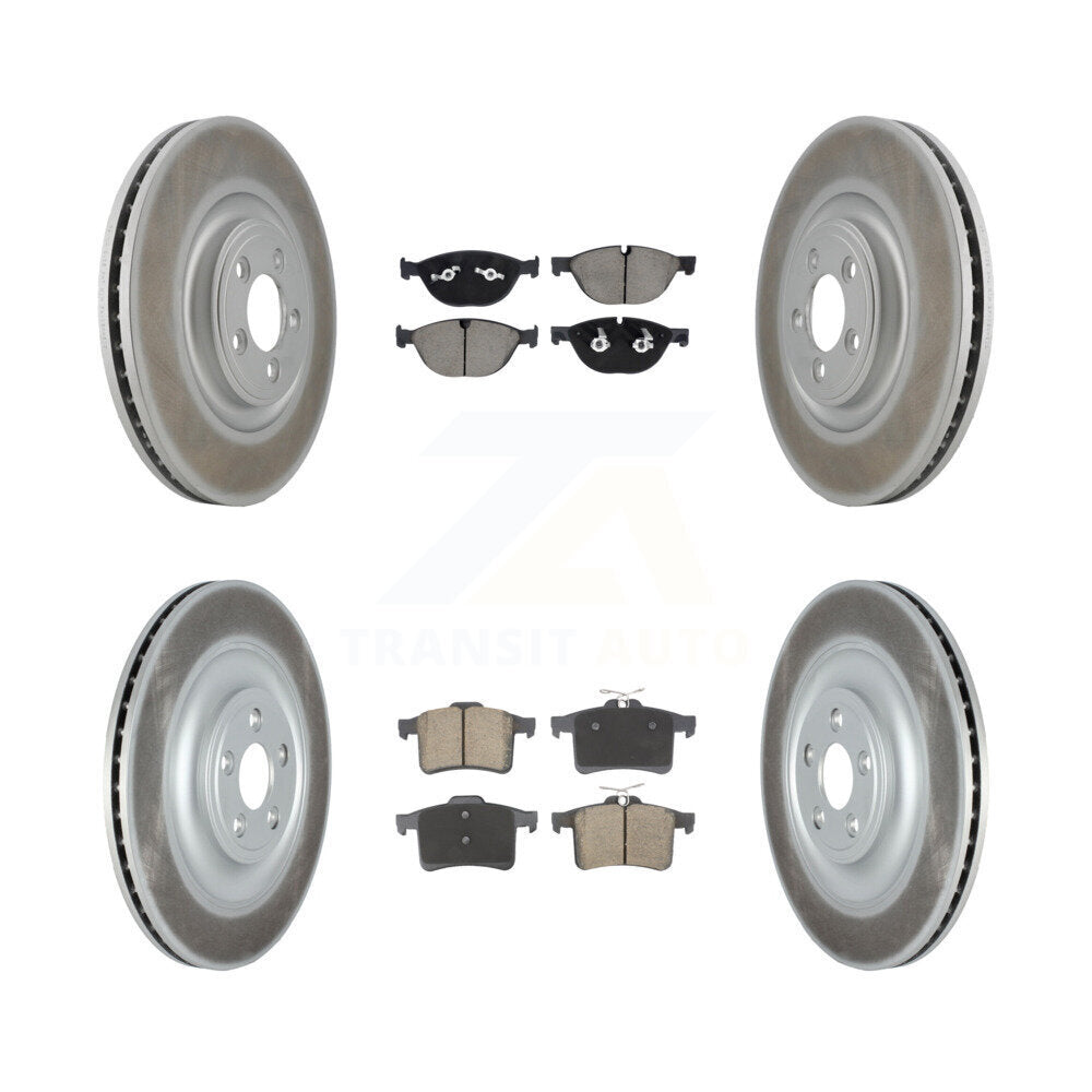 Transit Auto KGC-102496 Disc Brake Kit for 2010 Jaguar XF - Front and Rear