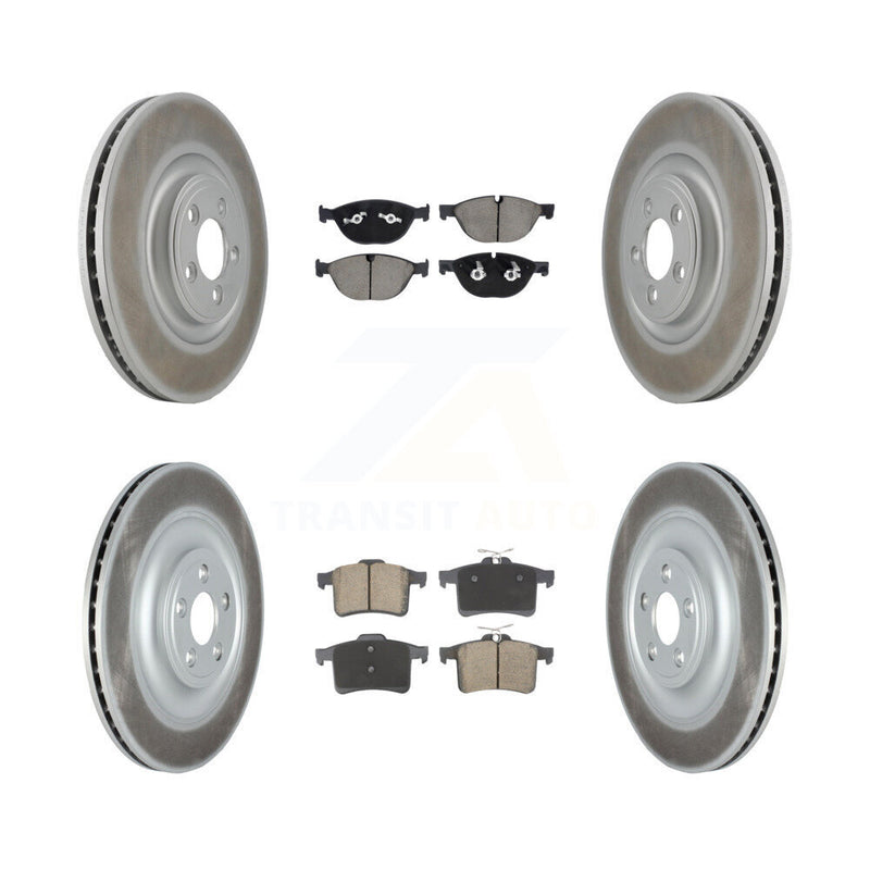 Transit Auto KGC-102496 Disc Brake Kit for 2010 Jaguar XF - Front and Rear