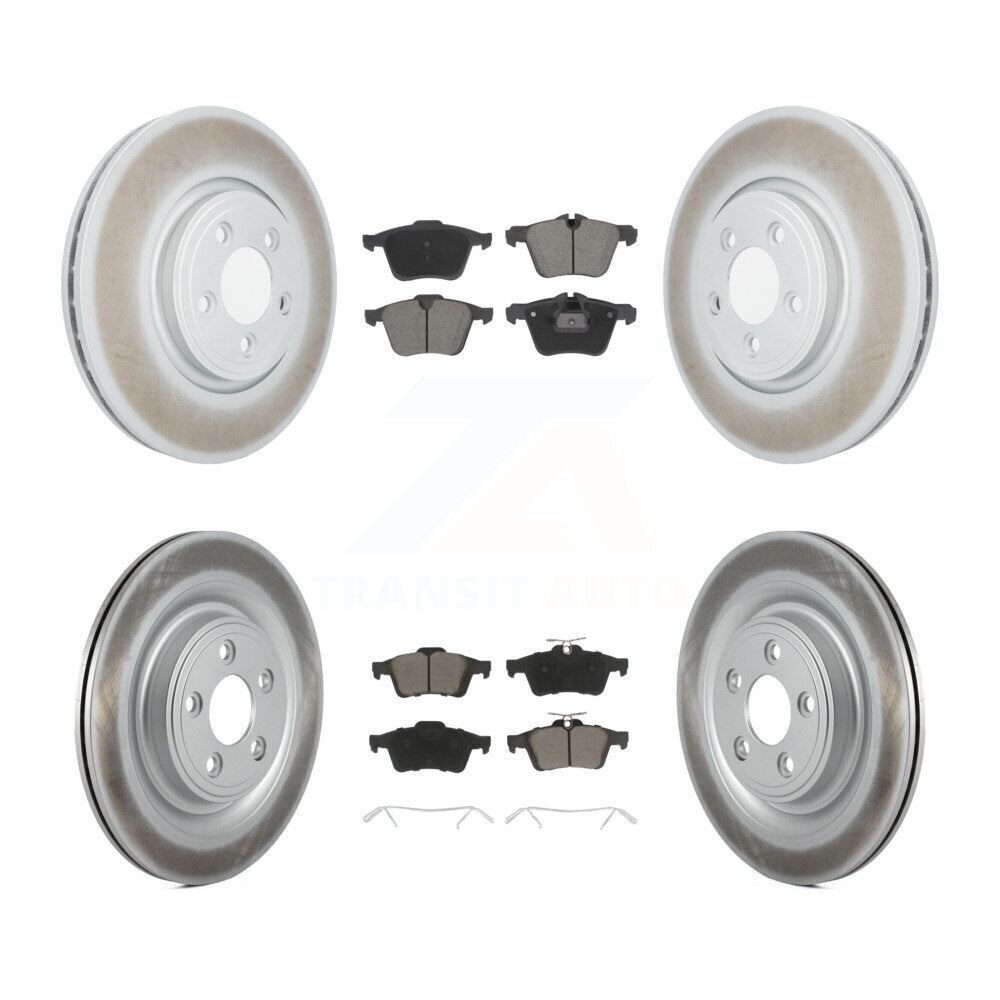 Transit Auto KGC-102497 Disc Brake Kit for 2010 Jaguar XF - Front and Rear