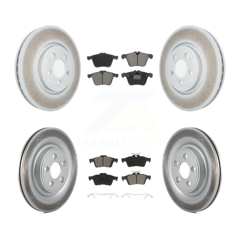 Transit Auto KGC-102497 Disc Brake Kit for 2010 Jaguar XF - Front and Rear