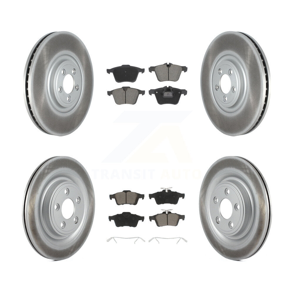 Transit Auto KGC-102498 Disc Brake Kit for 2010 Jaguar XF - Front and Rear