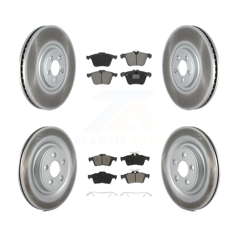Transit Auto KGC-102498 Disc Brake Kit for 2010 Jaguar XF - Front and Rear