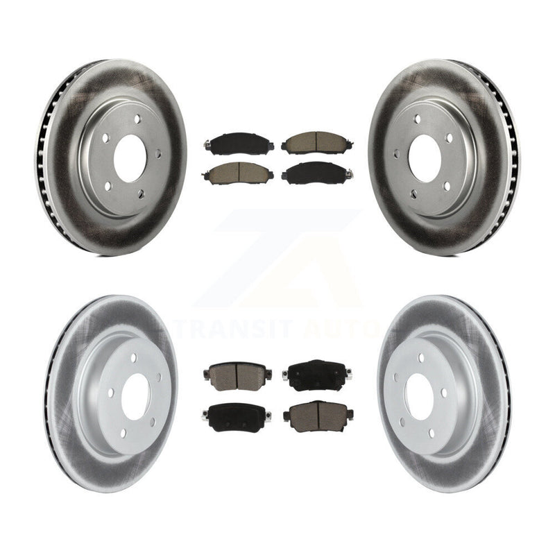 Transit Auto KGC-102502 Disc Brake Kit for 2018-2023 Nissan LEAF - Front and Rear
