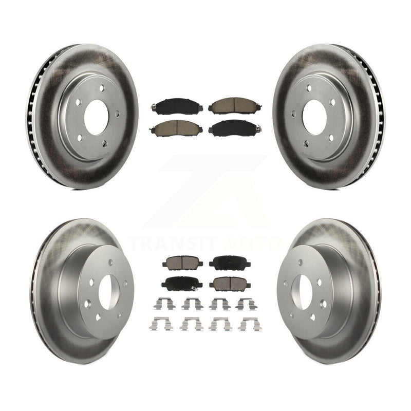 Transit Auto KGC-102503 Disc Brake Kit for 2018-2022 Nissan LEAF - Front and Rear