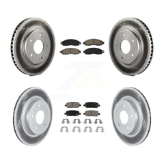 Transit Auto KGC-102504 Disc Brake Kit for 2018 Nissan LEAF - Front and Rear