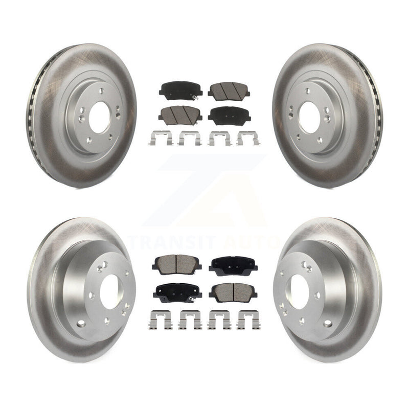 Transit Auto KGC-102505 Disc Brake Kit for 2013-2016 Kia Sorento, Hyundai Santa Fe Sport - Front and Rear