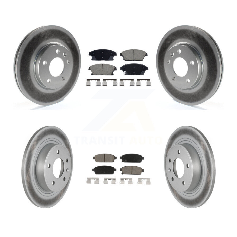 Transit Auto KGC-102506 Disc Brake Kit for 2011-2017 Chevrolet Cruze, Buick Verano and More - Front and Rear