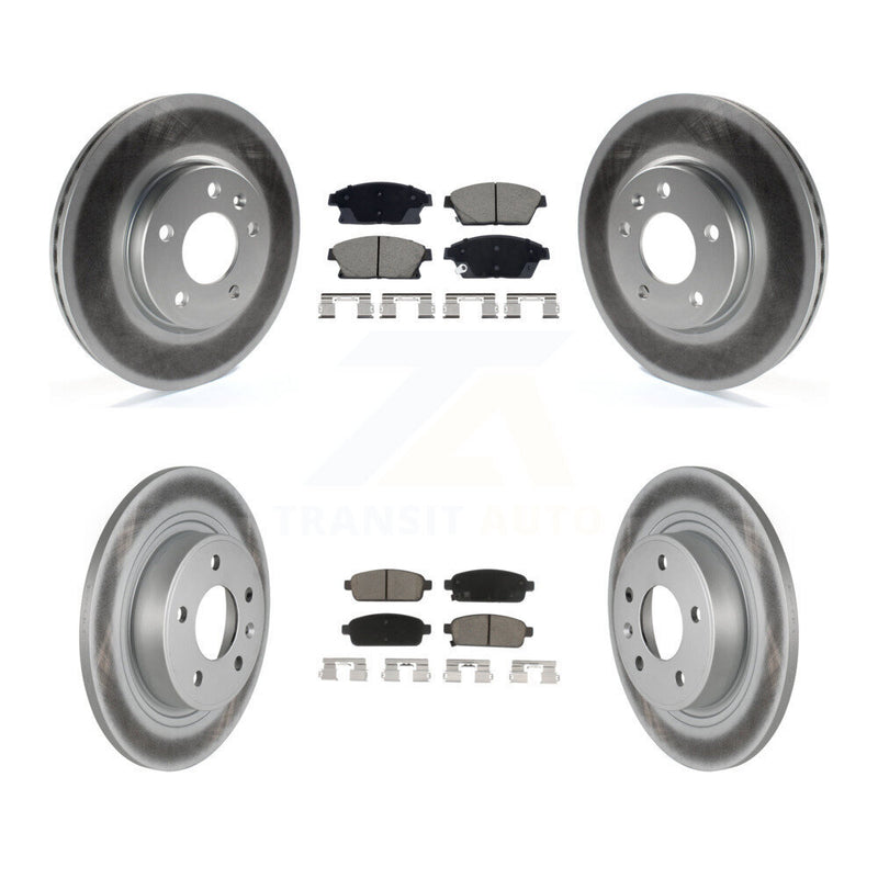 Transit Auto KGC-102506 Disc Brake Kit for 2011-2017 Chevrolet Cruze, Buick Verano and More - Front and Rear