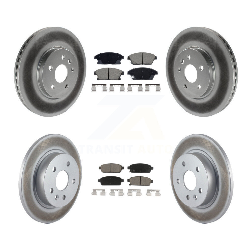 Transit Auto KGC-102507 Disc Brake Kit for 2013-2017 Buick Encore, Chevrolet Trax - Front and Rear