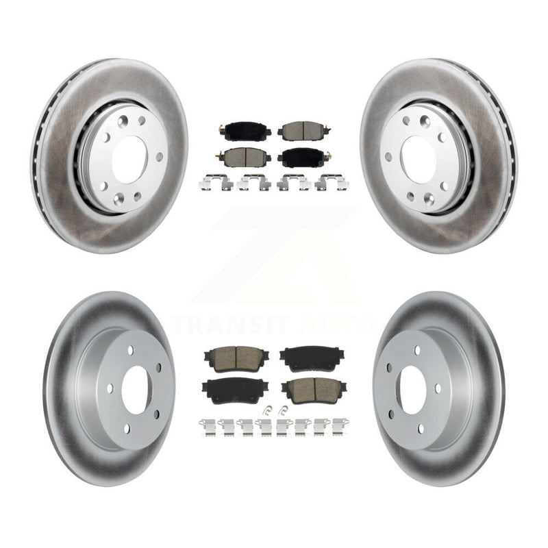 Transit Auto KGC-102508 Disc Brake Kit for 2021-2023 Nissan Kicks - Front and Rear