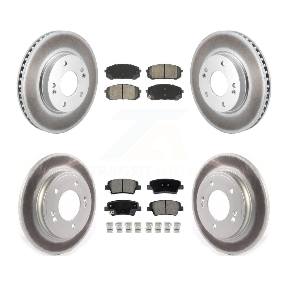 Transit Auto KGC-102511 Disc Brake Kit for 2021-2023 Hyundai Elantra - Front and Rear