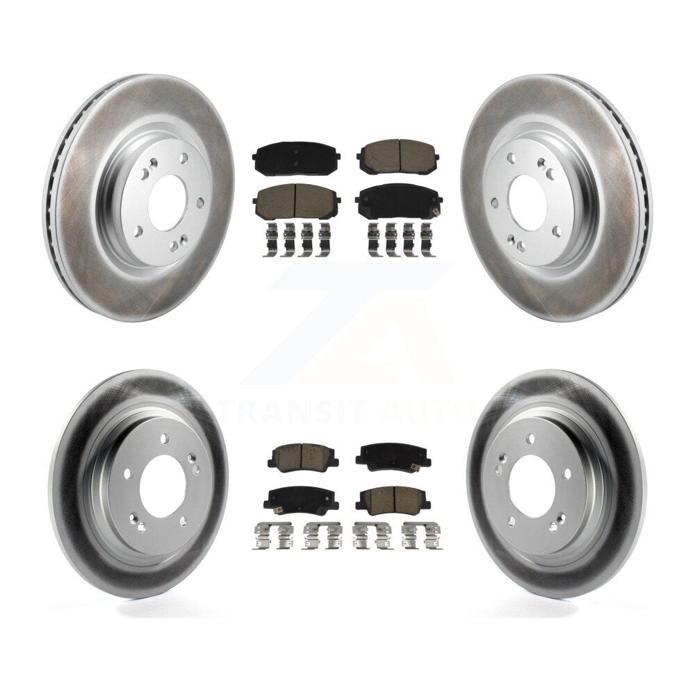 Transit Auto KGC-102513 Disc Brake Kit for 2020-2025 Hyundai Sonata, Kia Niro EV, Kia K5 - Front and Rear