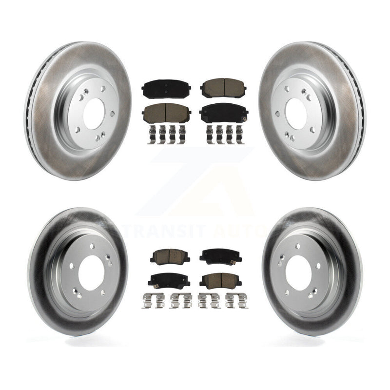 Transit Auto KGC-102513 Disc Brake Kit for 2020-2025 Hyundai Sonata, Kia Niro EV, Kia K5 - Front and Rear