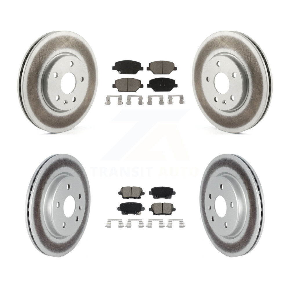 Transit Auto KGC-102516 Disc Brake Kit for 2019 Cadillac XT4 - Front and Rear