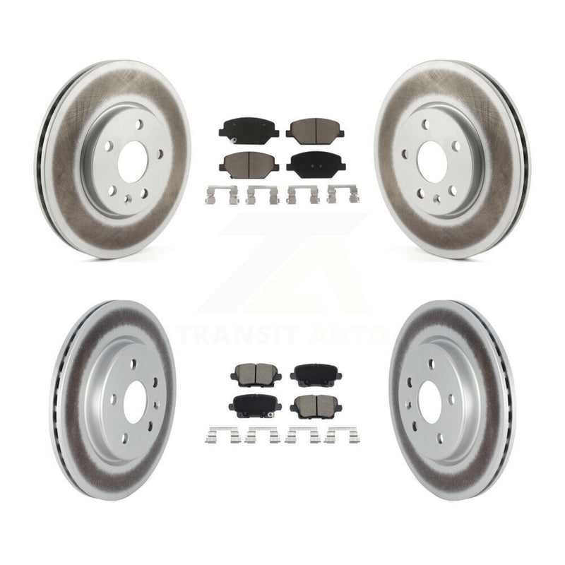 Transit Auto KGC-102516 Disc Brake Kit for 2019 Cadillac XT4 - Front and Rear