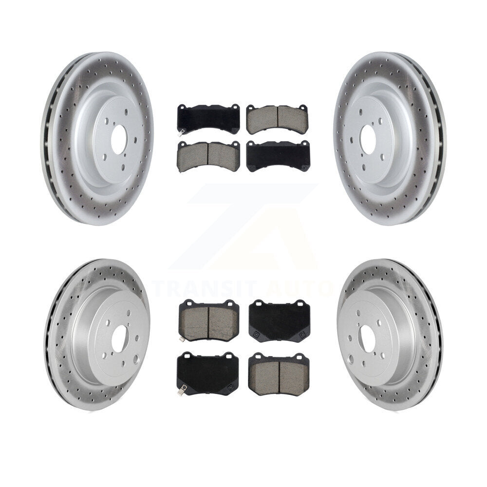 Transit Auto KGC-102517 Disc Brake Kit for 2018-2020 Subaru WRX STI - Front and Rear