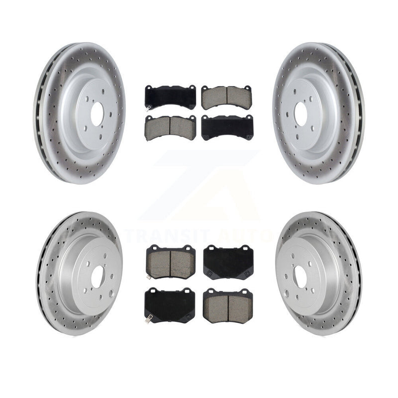 Transit Auto KGC-102517 Disc Brake Kit for 2018-2020 Subaru WRX STI - Front and Rear