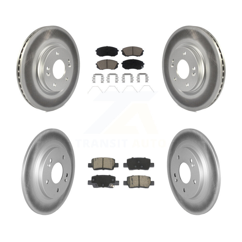 Transit Auto KGC-102521 Disc Brake Kit for 2021-2024 Kia Seltos - Front and Rear