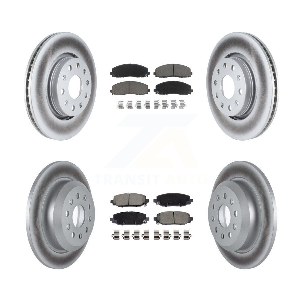 Transit Auto KGC-102523 Disc Brake Kit for 2018-2020 Jeep Wrangler - Front and Rear