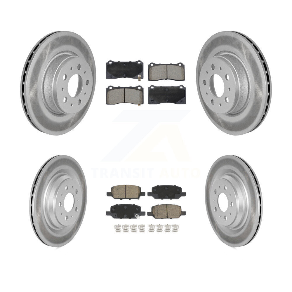 Transit Auto KGC-102525 Disc Brake Kit for 2017-2022 Tesla 3 - Front and Rear