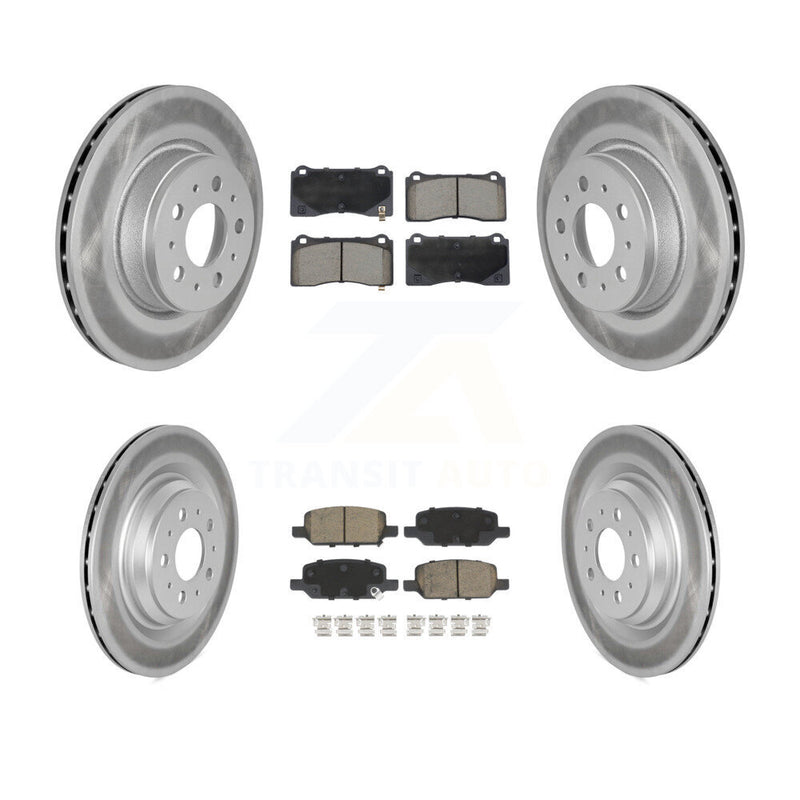 Transit Auto KGC-102525 Disc Brake Kit for 2017-2022 Tesla 3 - Front and Rear
