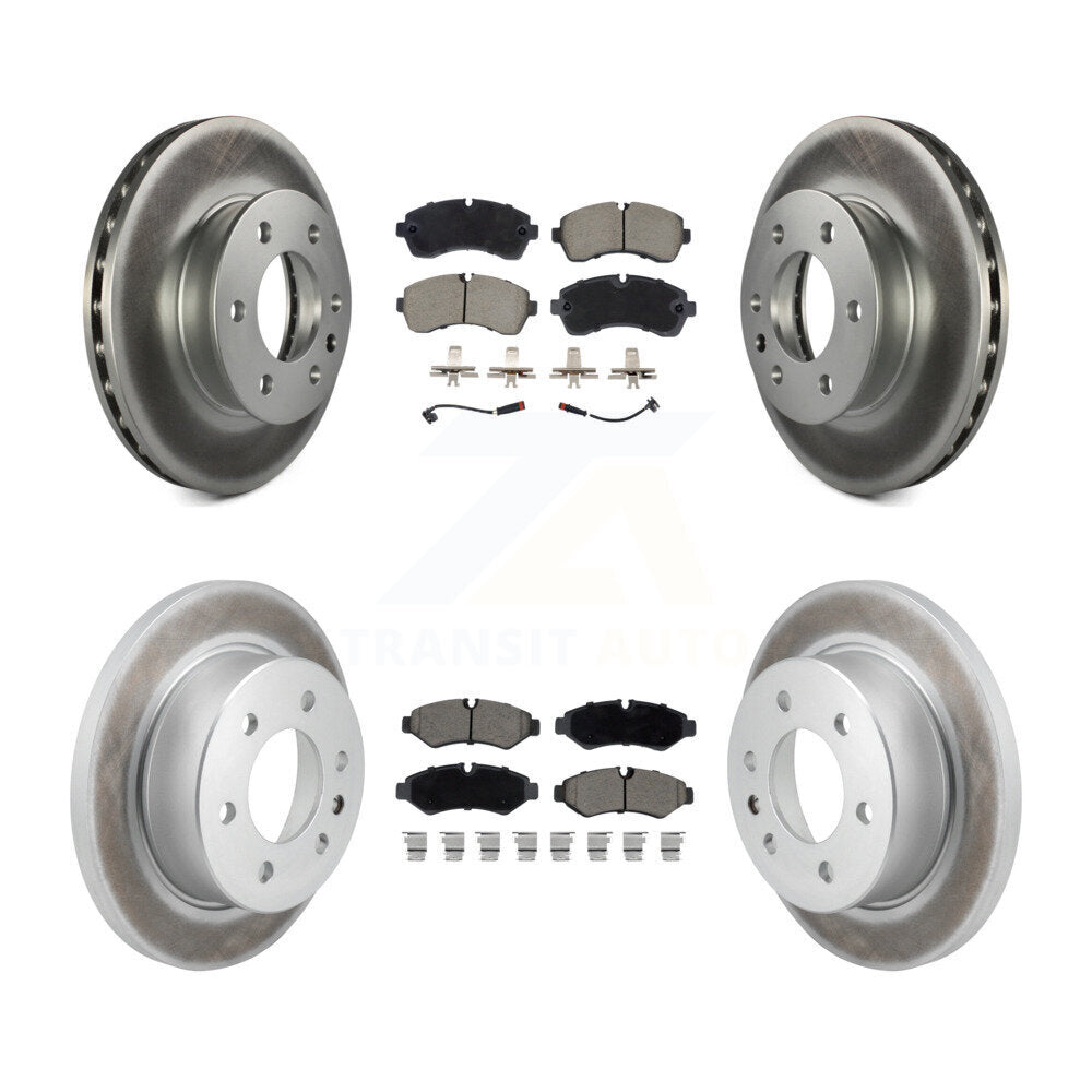 Transit Auto KGC-102528 Disc Brake Kit for 2019-2024 Mercedes-Benz Sprinter 3500, Freightliner Sprinter 2500 and More - Front and Rear