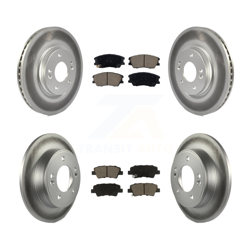 Transit Auto KGC-102530 Disc Brake Kit for 2017-2019 Kia Soul - Front and Rear