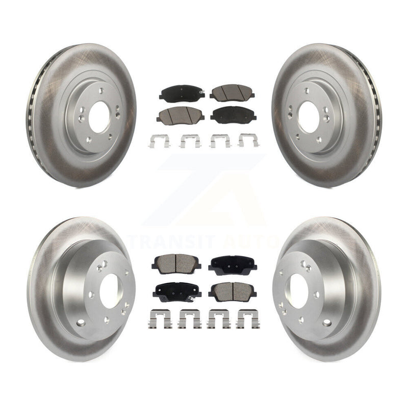 Transit Auto KGC-102535 Disc Brake Kit for 2013-2016 Hyundai Santa Fe, Hyundai Santa Fe XL - Front and Rear