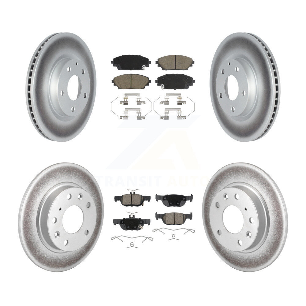 Transit Auto KGC-102537 Disc Brake Kit for 2020-2023 Mazda CX-30 - Front and Rear