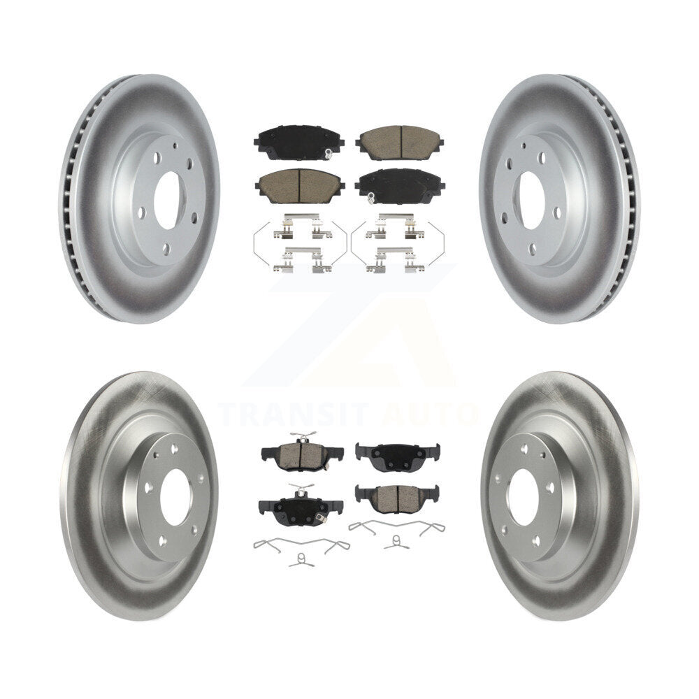 Transit Auto KGC-102538 Disc Brake Kit for 2020-2023 Mazda CX-30 - Front and Rear