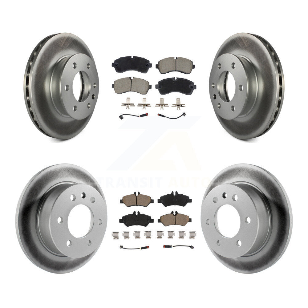 Transit Auto KGC-102548 Disc Brake Kit for 2007-2018 Freightliner Sprinter 3500, Dodge Sprinter 3500 - Front and Rear