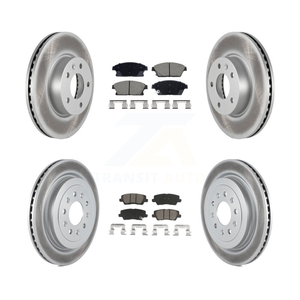 Transit Auto KGC-102549 Disc Brake Kit for 2013-2015 Cadillac ATS - Front and Rear