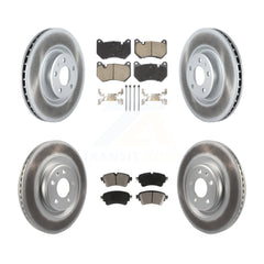 Transit Auto KGC-102552 Disc Brake Kit for 2018 Audi Q5 - Front and Rear