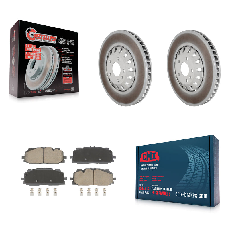 Transit Auto KGC-102555 Disc Brake Kit for 2017-2022 Audi A8 Quattro, Audi A6 Quattro and More - Front
