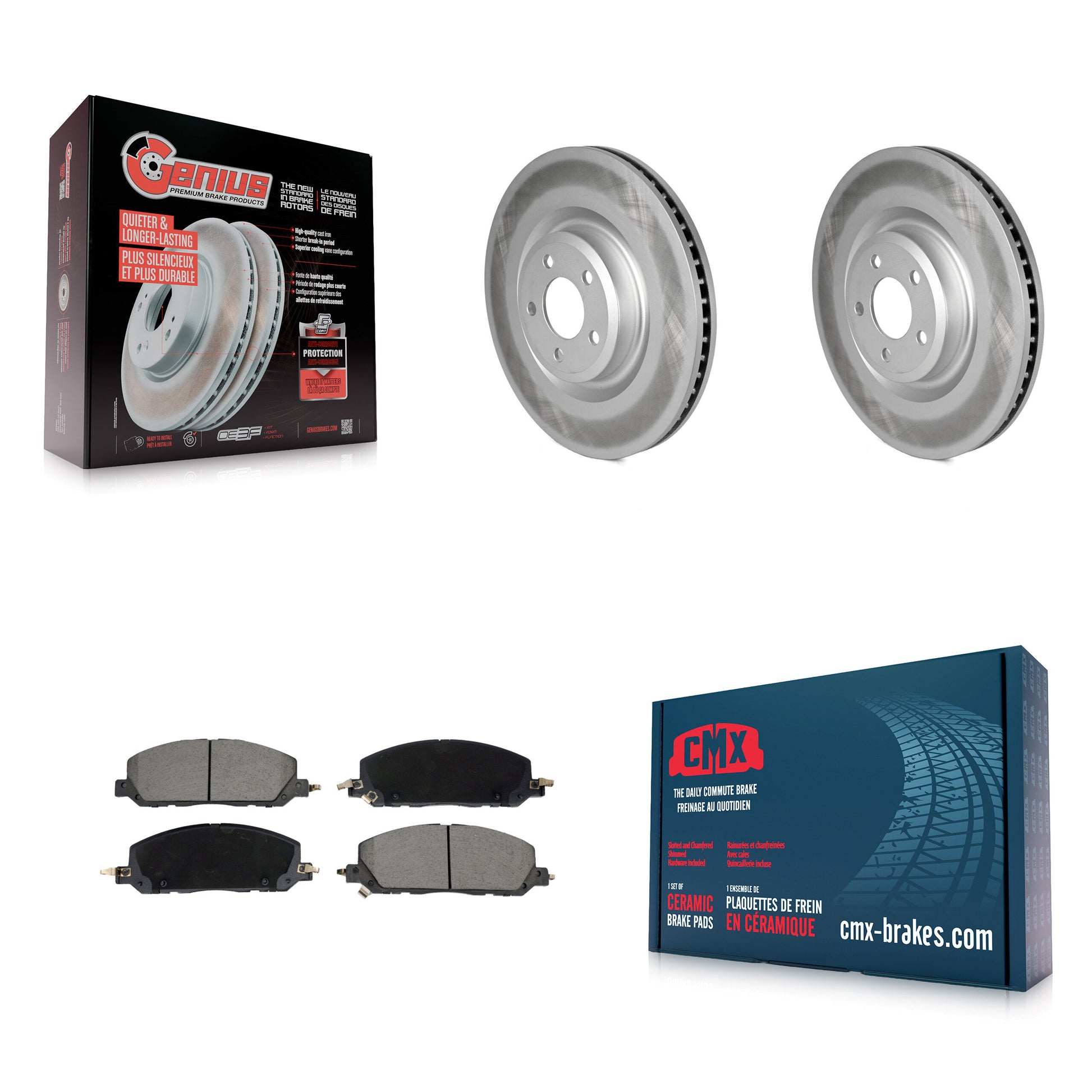 Transit Auto KGC-102558 Disc Brake Kit for 2020-2023 Lincoln Aviator, Ford Explorer, Ford Police Interceptor Utility - Front