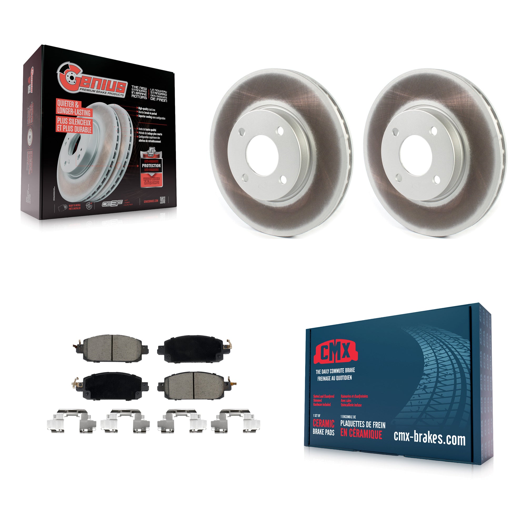 Transit Auto KGC-102559 Disc Brake Kit for 2024 Nissan Sentra - Front