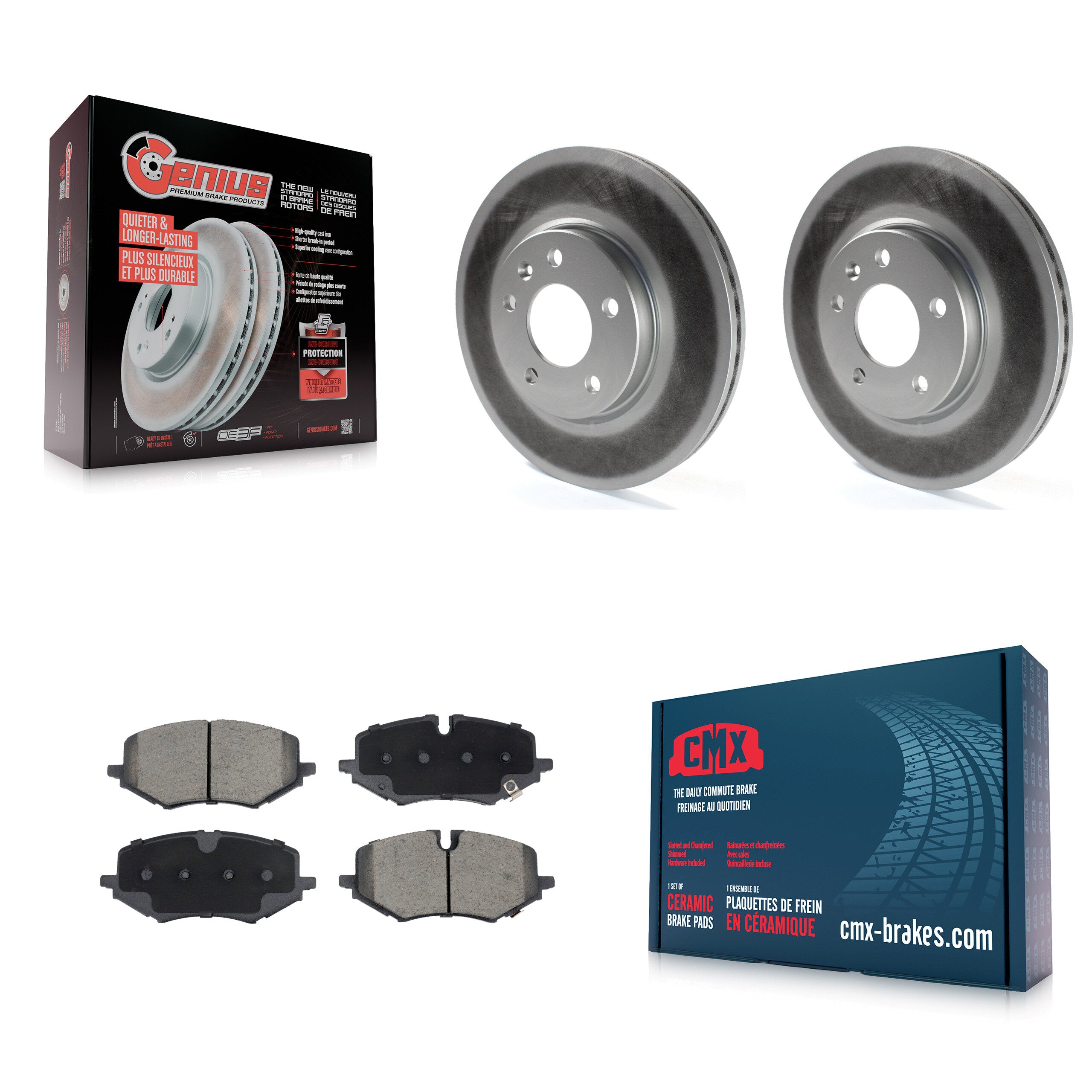 Transit Auto KGC-102564 Disc Brake Kit for 2020-2024 Chevrolet Trailblazer, Buick Encore GX - Front