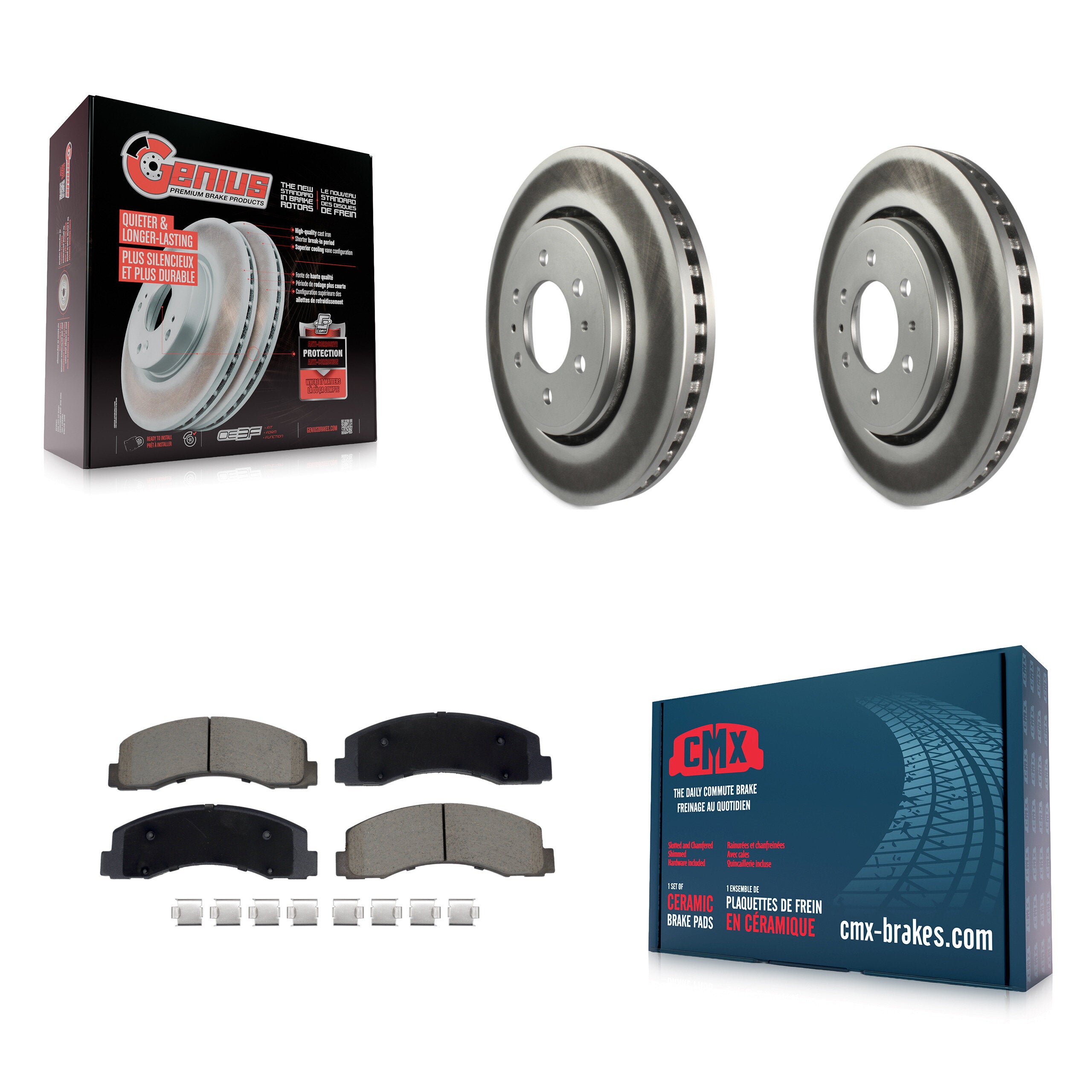 Transit Auto KGC-102565 Disc Brake Kit for 2018-2021 Ford Expedition, Ford F-150, Lincoln Navigator - Front