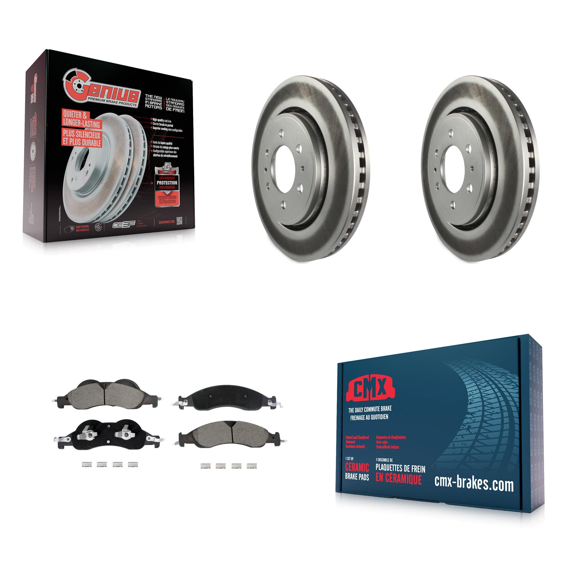 Transit Auto KGC-102566 Disc Brake Kit for 2007-2009 Ford Expedition, Lincoln Navigator - Front