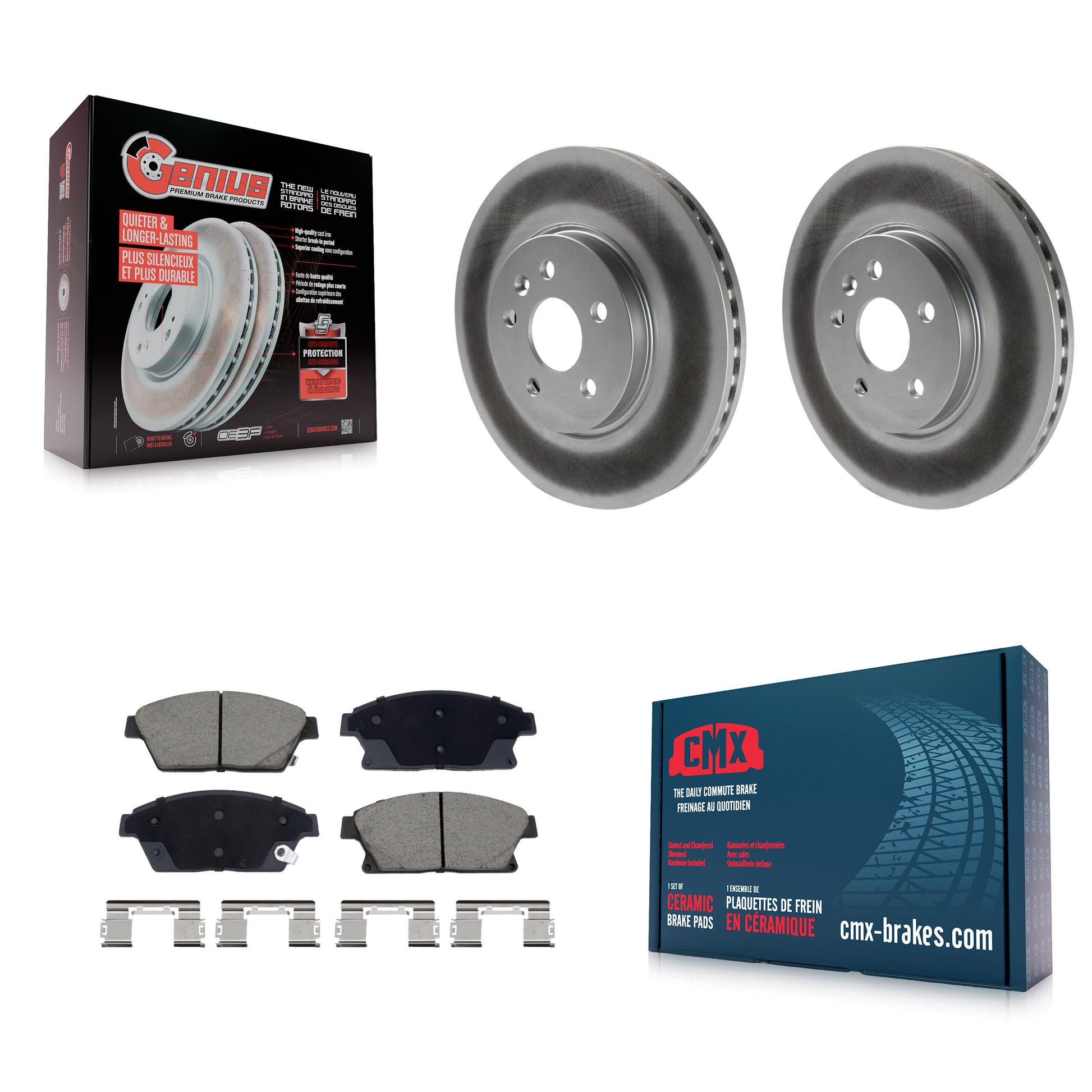 Transit Auto KGC-102567 Disc Brake Kit for 2013-2017 Buick Encore, Chevrolet Trax - Front
