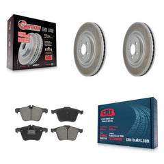 Transit Auto KGC-102568 Disc Brake Kit for 2006-2018 Jaguar XJ, Jaguar XF and More - Front
