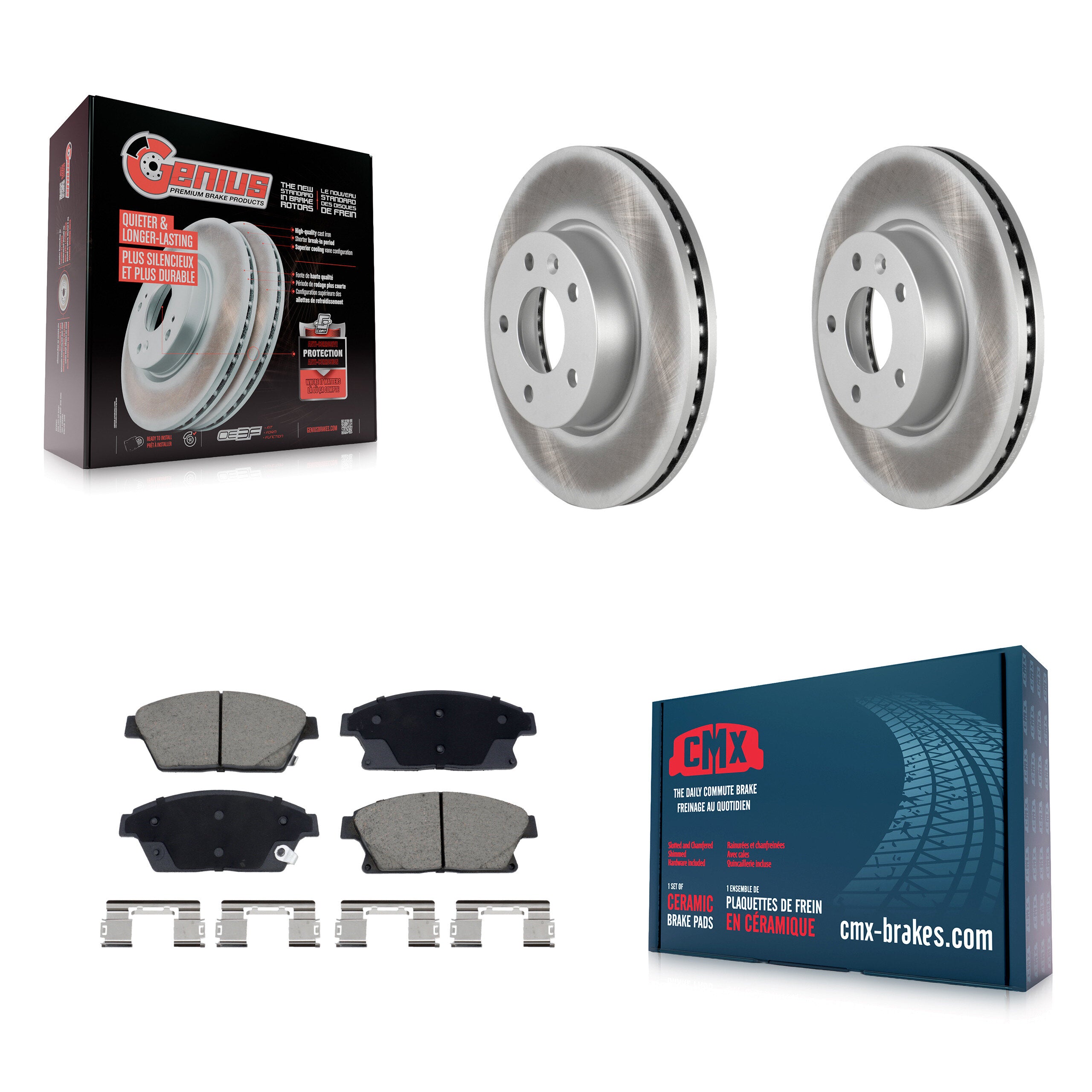 Transit Auto KGC-102577 Disc Brake Kit for 2013-2018 Cadillac ATS - Front
