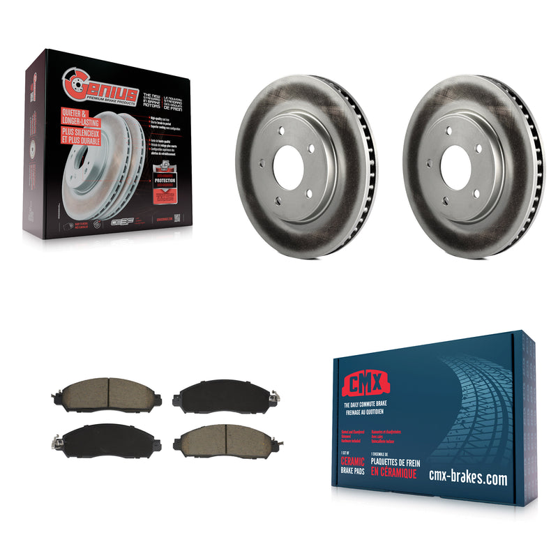 Transit Auto KGC-102581 Disc Brake Kit for 2018-2023 Nissan NV200, Nissan LEAF - Front