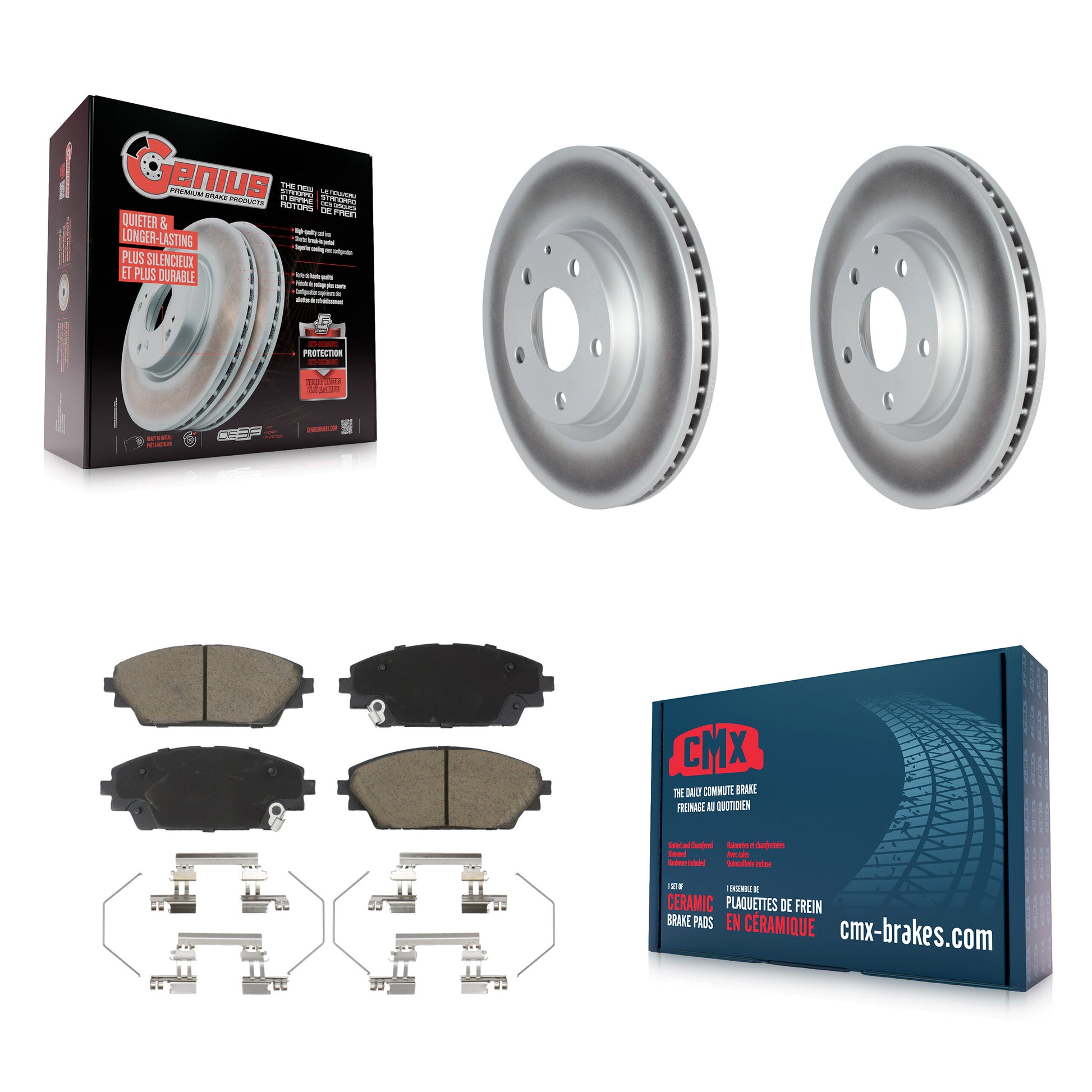 Transit Auto KGC-102582 Disc Brake Kit for 2020-2023 Mazda CX-30 - Front