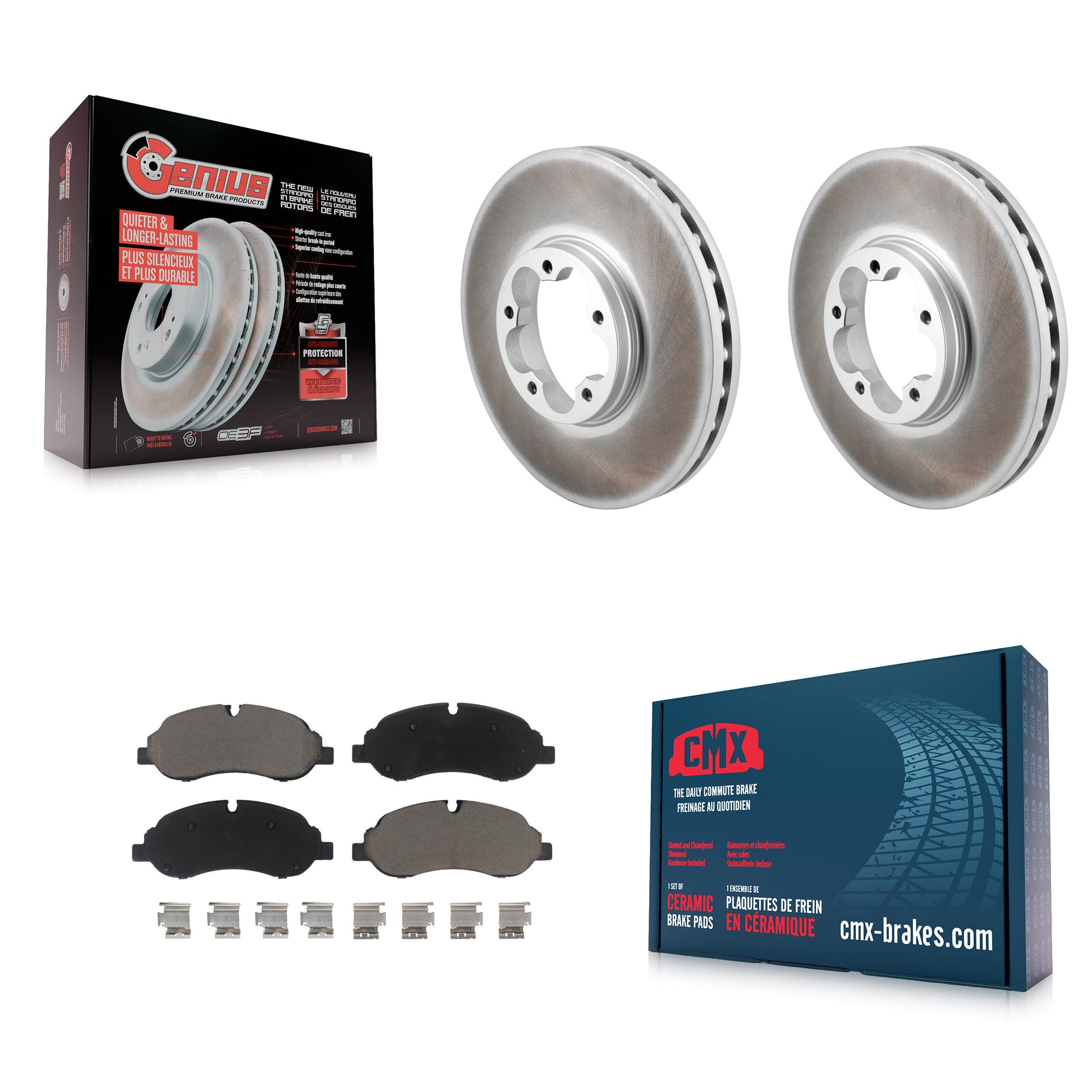 Transit Auto KGC-102590 Disc Brake Kit for 2015-2019 Ford Transit-150, Ford Transit-250, Ford Transit-350 - Front