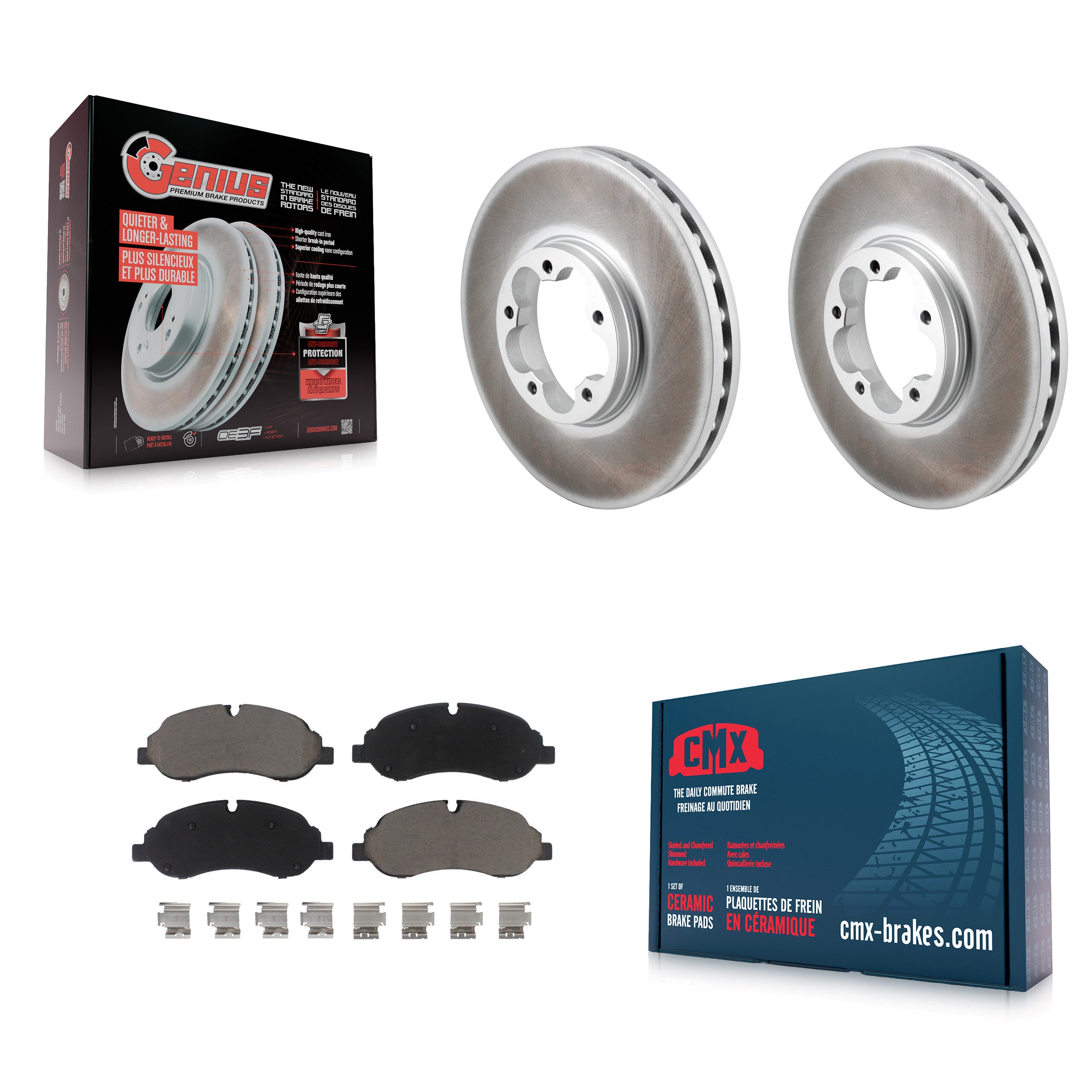 Transit Auto KGC-102590 Disc Brake Kit for 2015-2019 Ford Transit-150, Ford Transit-250, Ford Transit-350 - Front