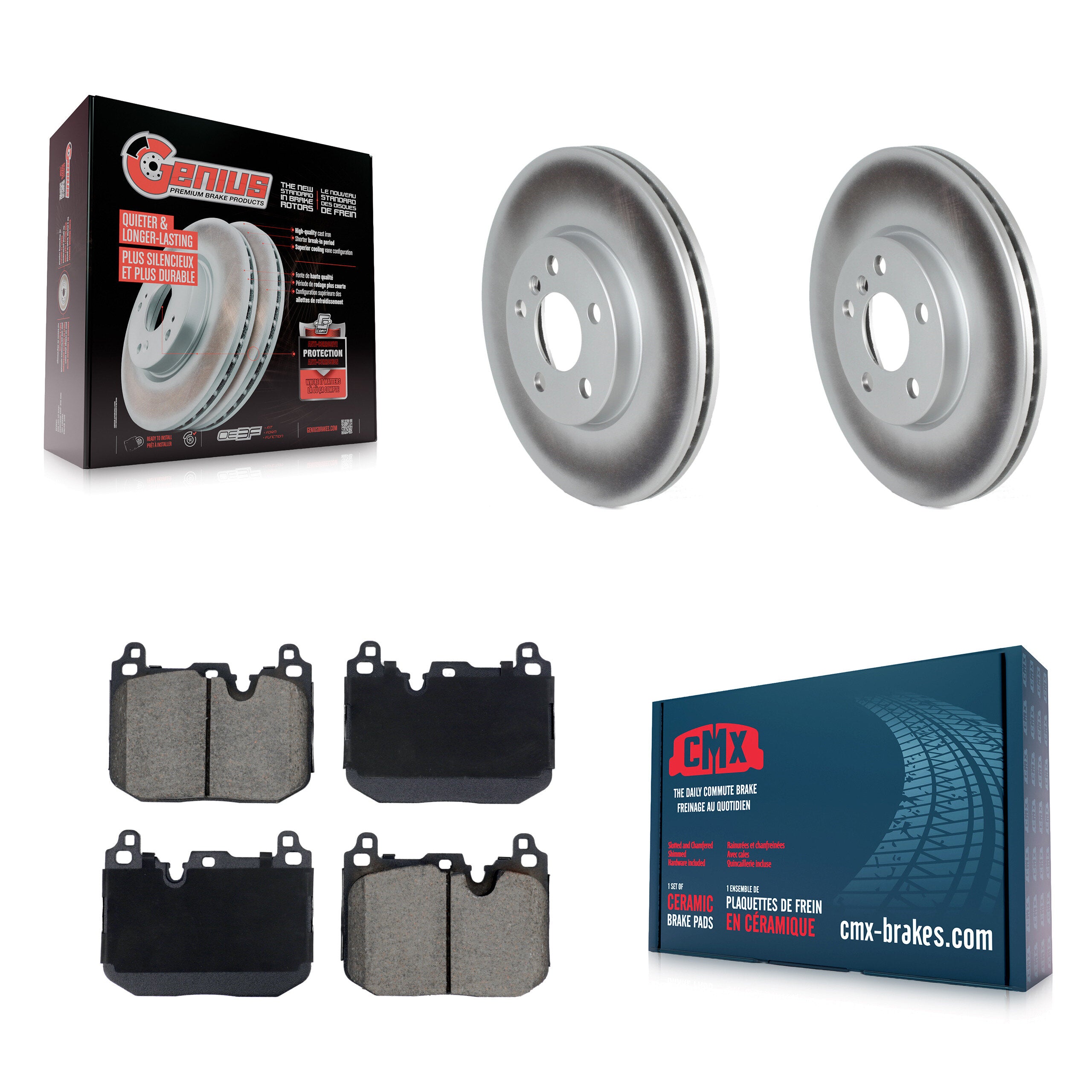 Transit Auto KGC-102599 Disc Brake Kit for 2017-2020 Mini Cooper Clubman - Front