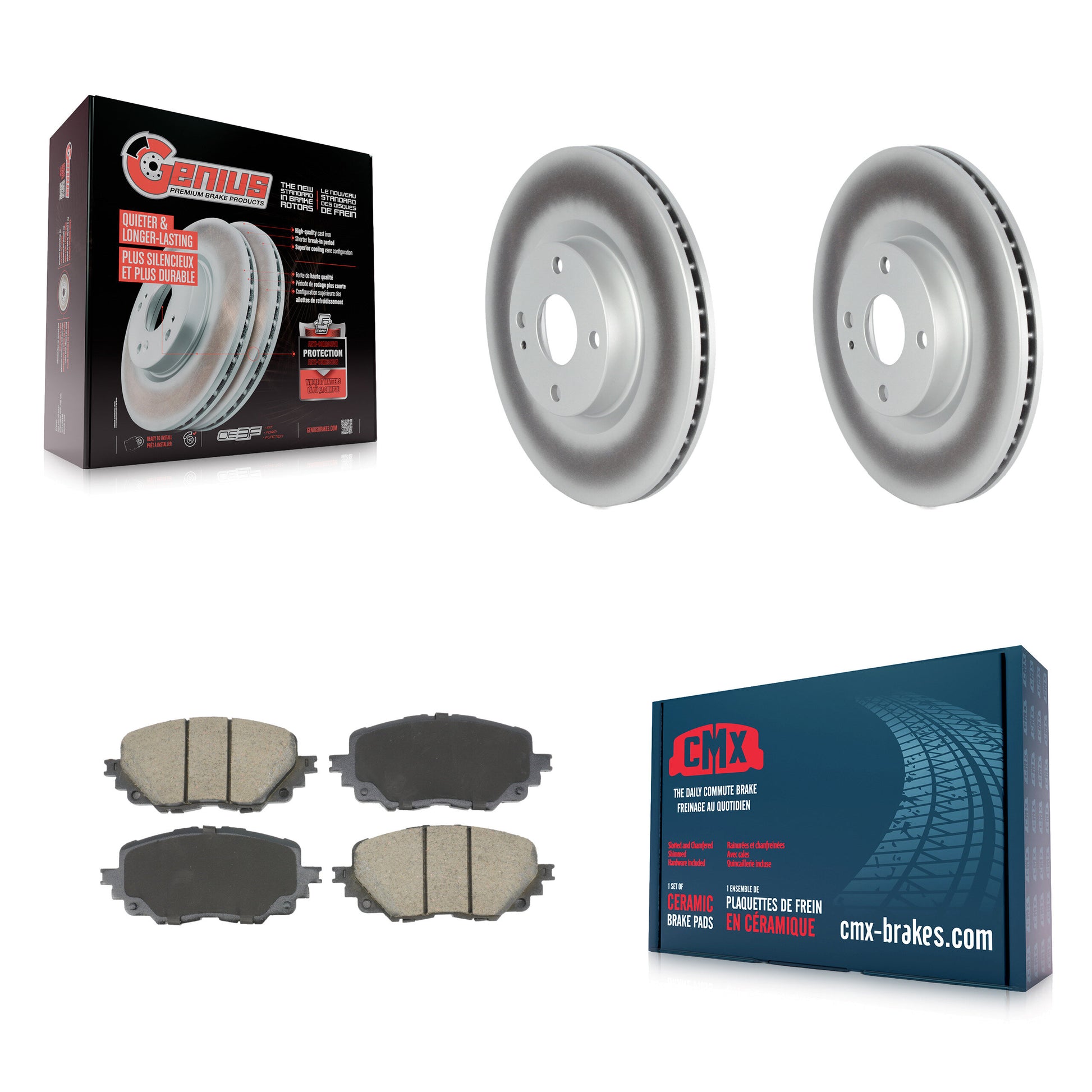 Transit Auto KGC-102600 Disc Brake Kit for 2016-2023 Mazda MX-5 Miata - Front