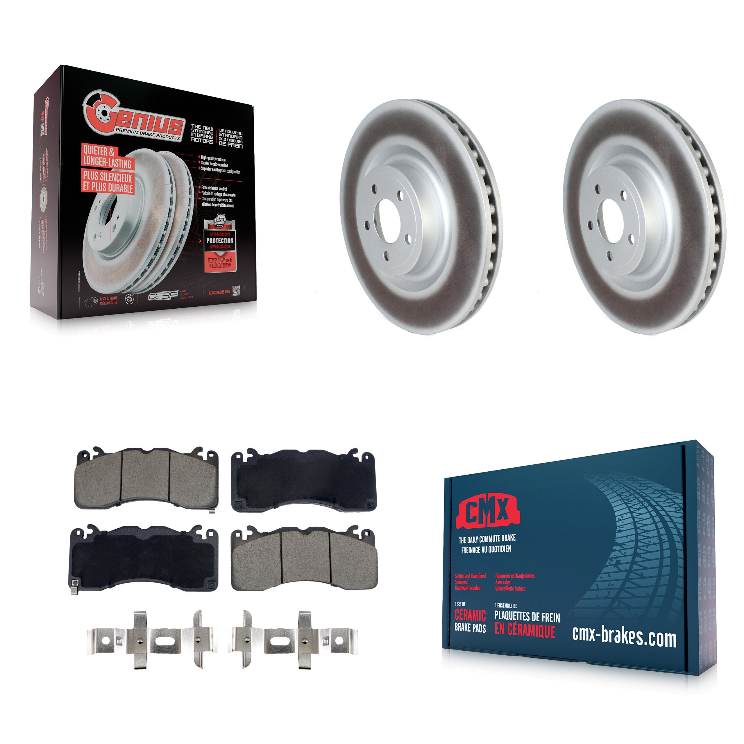 Transit Auto KGC-102609 Disc Brake Kit for 2015-2022 Ford Mustang - Front